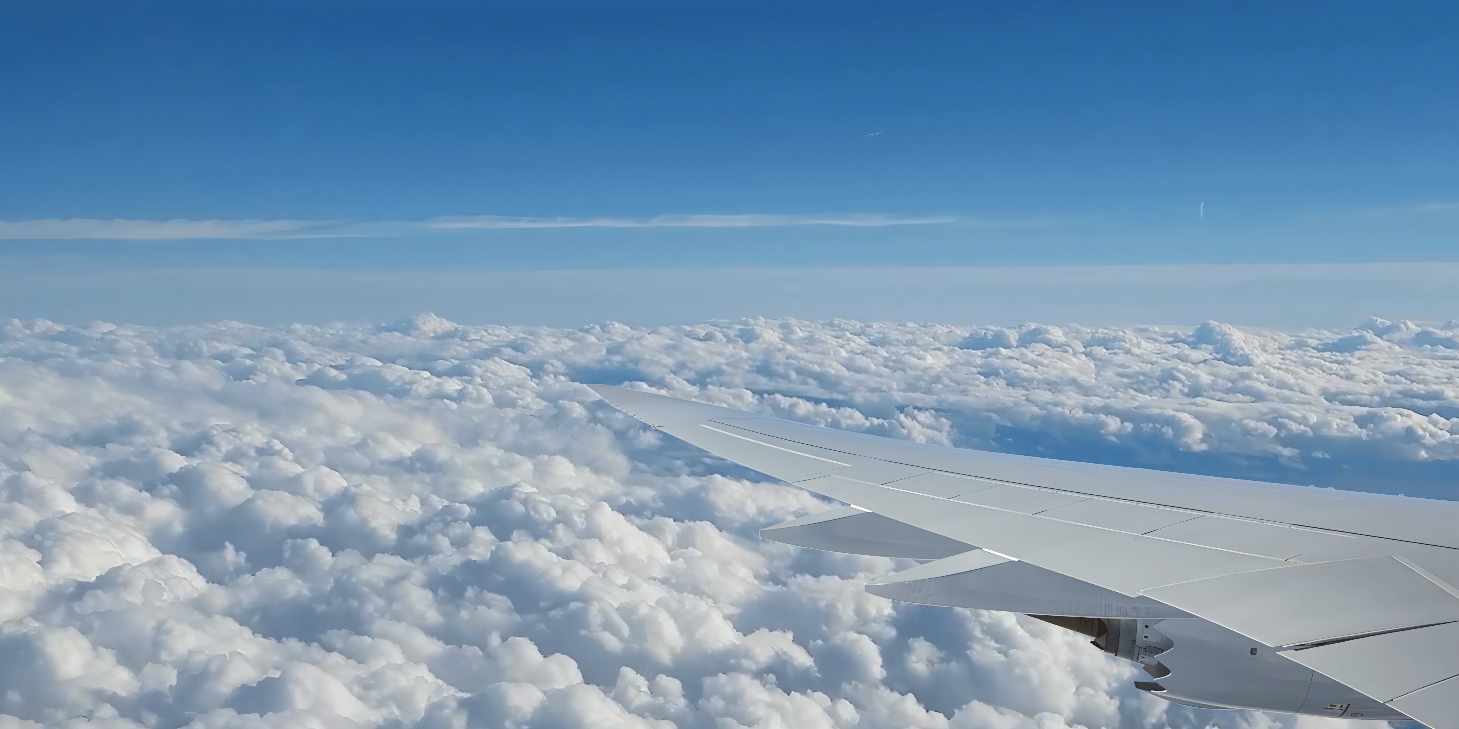 Aerial view from airplane